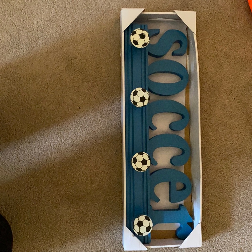 Soccer wall art